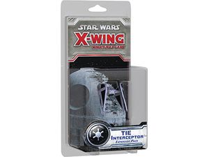 Collectible Miniature Games Fantasy Flight Games - Star Wars X-Wing Expansion Pack - Tie Interceptor - Cardboard Memories Inc.