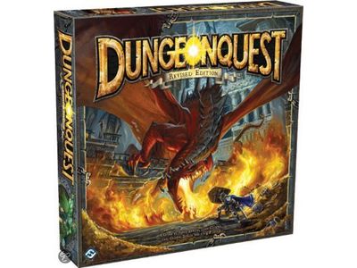 Board Games Fantasy Flight Games - DungeonQuest Revised Edition - Cardboard Memories Inc.