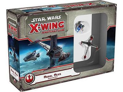 Collectible Miniature Games Fantasy Flight Games - Star Wars X-Wing - Rebel Aces Expansion Pack - Cardboard Memories Inc.