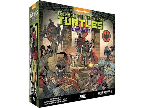 Board Games IDW - Teenage Mutant Ninja Turtles - City Fall - Cardboard Memories Inc.