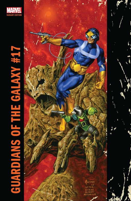Comic Books Marvel Comics - Guardians Of The Galaxy (2015 4th Series) 017 - Cover C Cornerbox Variant Edition (Cond. FN) - 4167 - Cardboard Memories Inc.