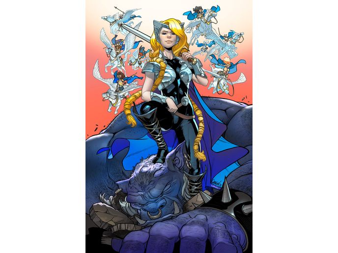 Comic Books Marvel Comics - War of The Realms 02 - Young Guns Cover - 4601 - Cardboard Memories Inc.