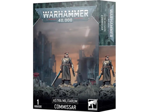 Collectible Miniature Games Games Workshop - Warhammer 40K - Astra Militarum - Commissar - 47-50 - Cardboard Memories Inc.