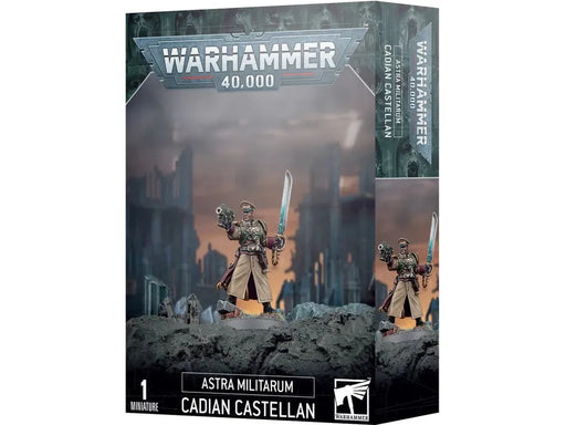 Collectible Miniature Games Games Workshop - Warhammer 40K - Astra Militarum - Cadian Castellan - 47-34 - Cardboard Memories Inc.