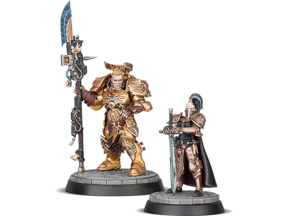 Collectible Miniature Games Games Workshop - Warhammer 40K - Talons of The Emperor - Valerian and Aleya - BL-02 - Cardboard Memories Inc.