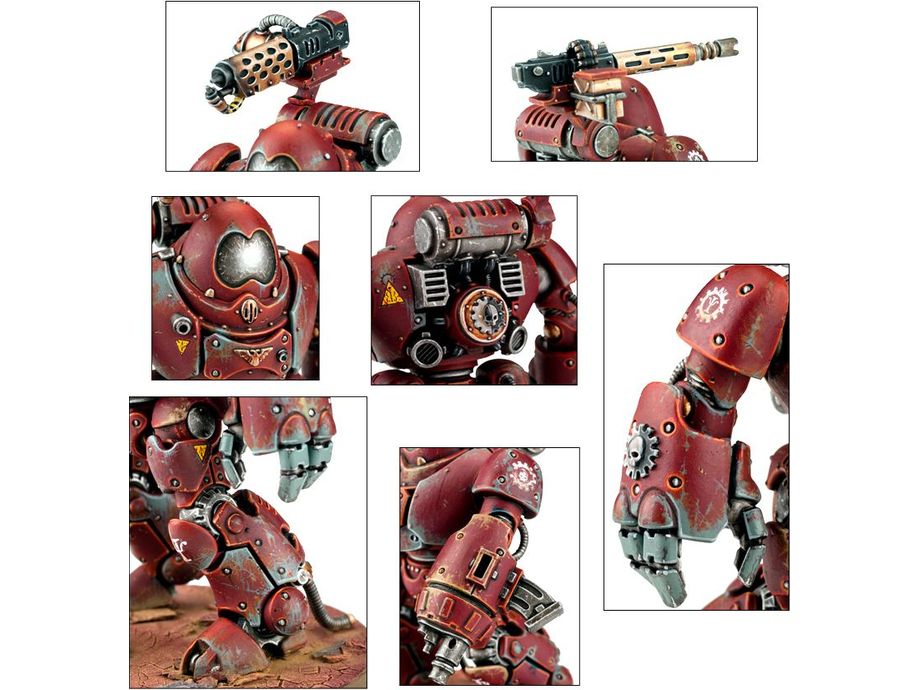 Collectible Miniature Games Games Workshop - Warhammer 40K - Adeptus Mechanicus - Kastelan Robots - 59-16 - Cardboard Memories Inc.