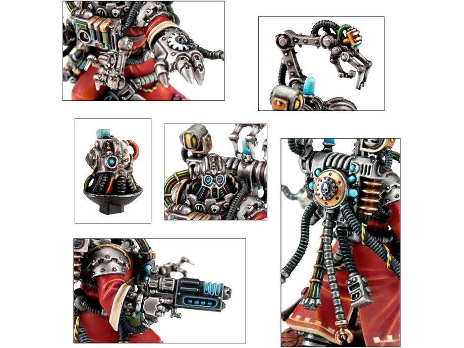 Collectible Miniature Games Games Workshop - Warhammer 40K - Adeptus Mechanicus - Kastelan Robots - 59-16 - Cardboard Memories Inc.