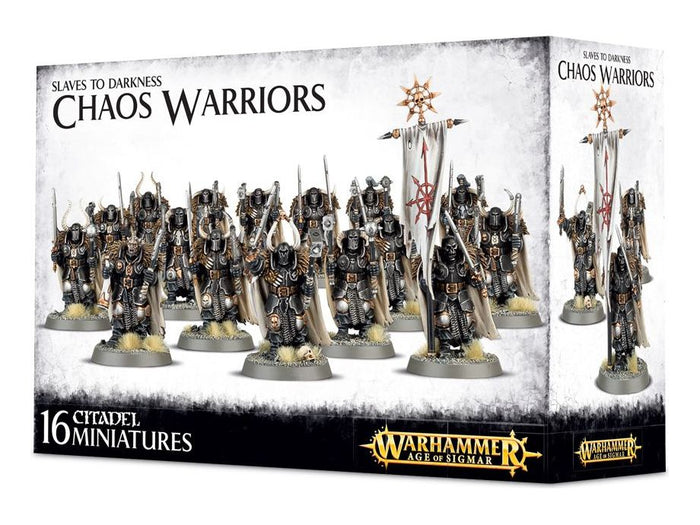 Collectible Miniature Games Games Workshop - Warhammer Age of Sigmar - Chaos Warriors Regiment - 83-06 - Cardboard Memories Inc.