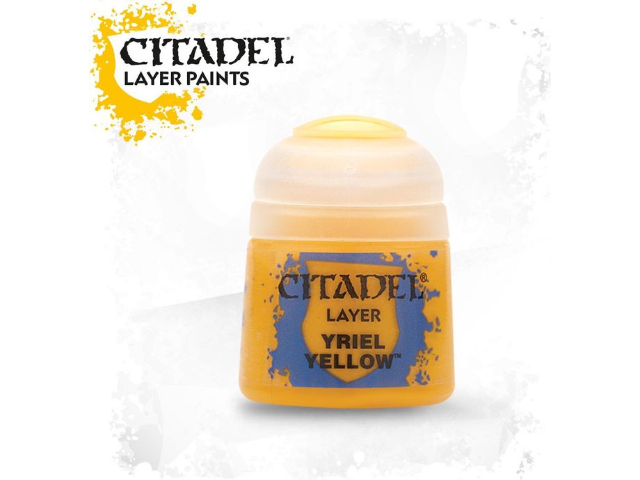 Paints and Paint Accessories Citadel Layer - Yriel Yellow 22-01 - Cardboard Memories Inc.