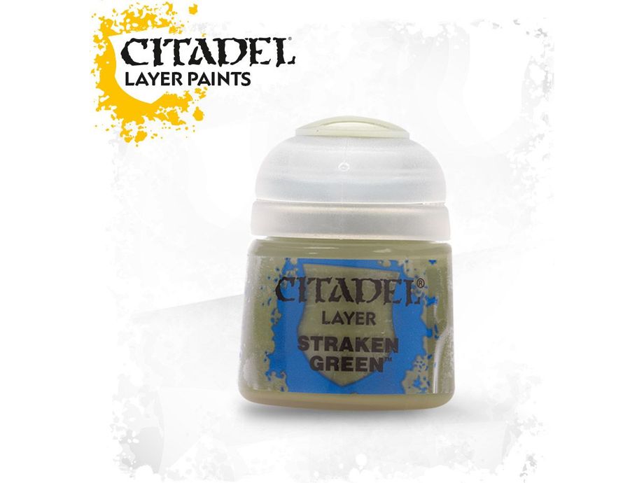 Paints and Paint Accessories Citadel Layer - Straken Green 22-28 - Cardboard Memories Inc.