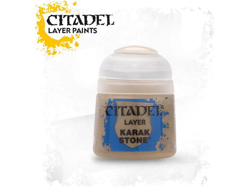 Paints and Paint Accessories Citadel Layer - Karak Stone 22-35 - Cardboard Memories Inc.