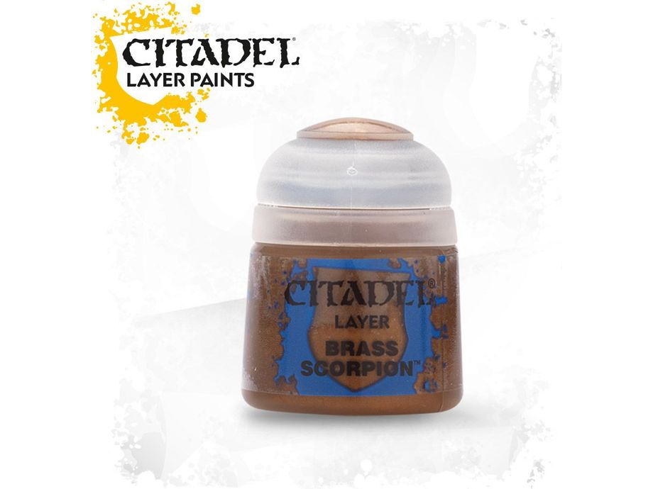 Paints and Paint Accessories Citadel Layer - Brass Scorpion - 22-65 - Cardboard Memories Inc.
