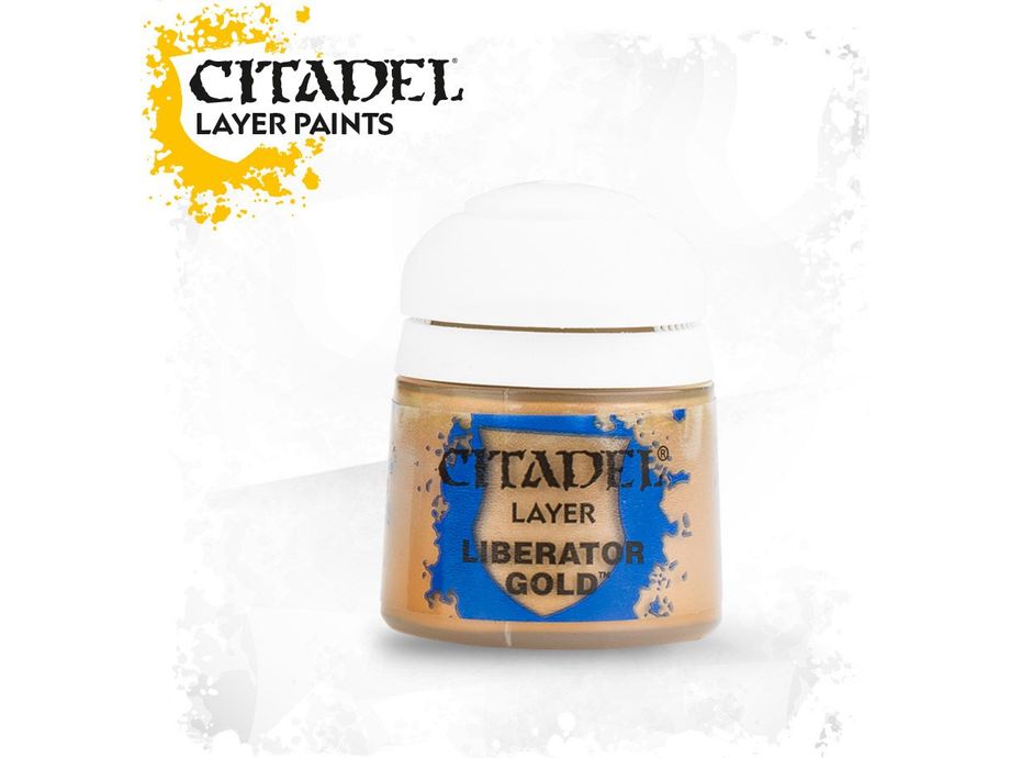 Paints and Paint Accessories Citadel Layer - Liberator Gold 22-71 - Cardboard Memories Inc.