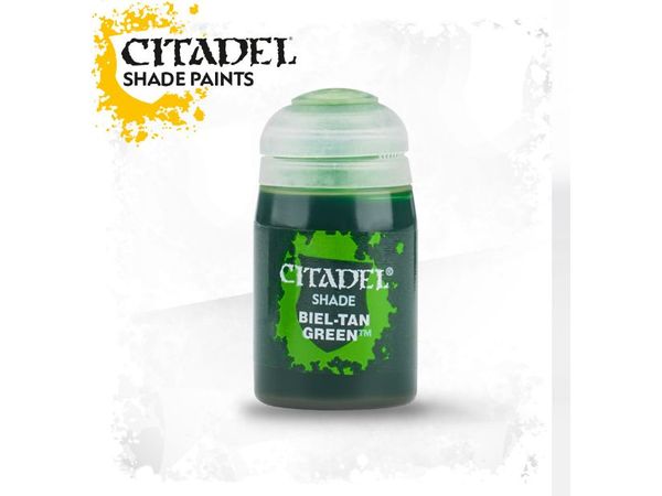 Paints and Paint Accessories Citadel Shade - Biel-Tan Green 24-07 - Cardboard Memories Inc.