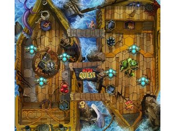Collectible Miniature Games Privateer Press - Riot Quest - Hullgrinder Fabric Playmat - PIP 63902 - Cardboard Memories Inc.