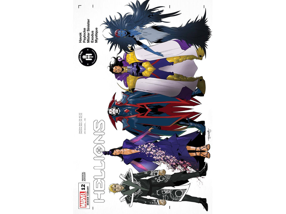 Comic Books Marvel Comics - Hellions 012 - Segavia Character Design Variant Edition (Cond. VF-) - 11876 - Cardboard Memories Inc.