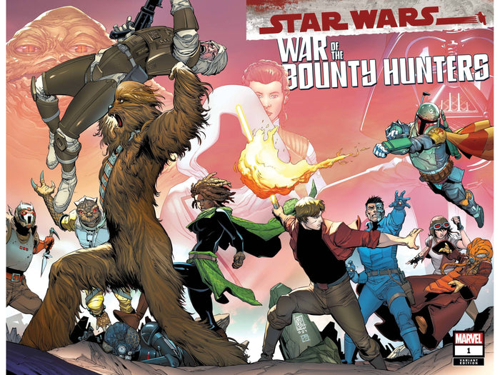 Comic Books Marvel Comics - Star Wars - War of the Bounty Hunters 001 of 5 - Camuncoli Wraparound Variant Edition - Cardboard Memories Inc.