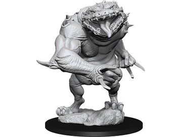 Role Playing Games Wizkids - Dungeons and Dragons - Nolzurs Marvellous Miniatures - Blue Slaad - 90024 - Cardboard Memories Inc.