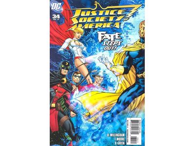 Comic Books DC Comics - Justice Society of America 034 - 5424 - Cardboard Memories Inc.
