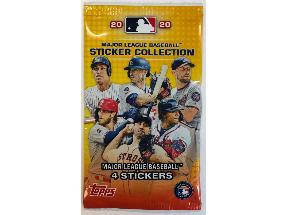 Sports Cards Topps - 2020 - Baseball - MLB Sticker - Sticker Pack - Cardboard Memories Inc.