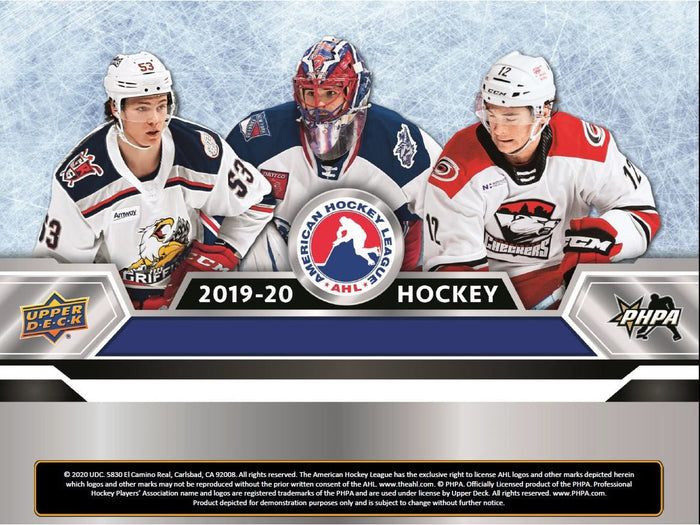 Sports Cards Upper Deck - 2019-20 - Hockey - AHL - Hobby Box - Cardboard Memories Inc.