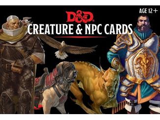 Role Playing Games Wizards of the Coast - Dungeons and Dragons - Creatures and NPCs Cards - Cardboard Memories Inc.