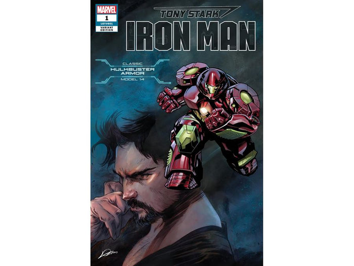 Comic Books Marvel Comics - Tony Stark, Iron Man 001- Hulkbuster Variant - 0098 - Cardboard Memories Inc.