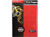 Supplies BCW - 9 Pocket Side-loading Pages - Pack of 10 - Red - Cardboard Memories Inc.