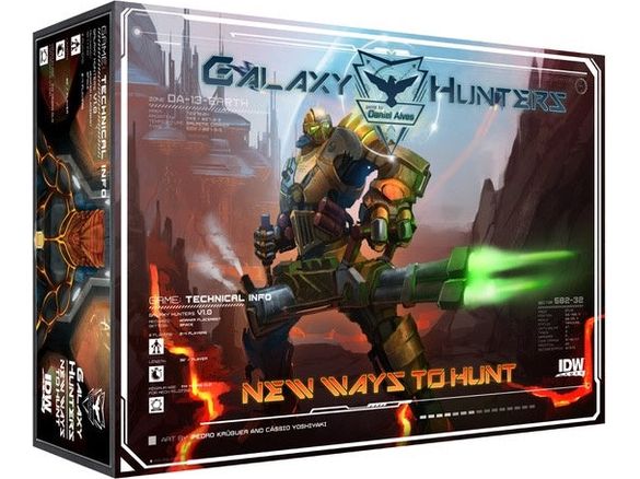 Board Games IDW - Galaxy Hunters - New Ways to Hunt - Expansion - Board Game - Cardboard Memories Inc.