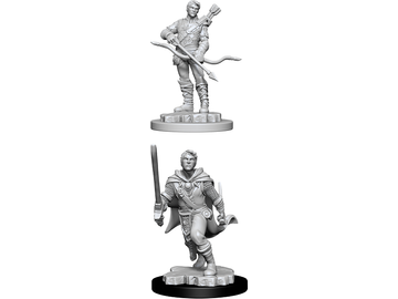 Role Playing Games Wizkids - Dungeons and Dragons - Nolzurs Marvellous Miniatures - Male Human Ranger - 90009 - Cardboard Memories Inc.