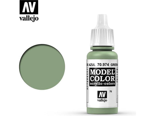 Paints and Paint Accessories Acrylicos Vallejo - Green Sky - 70 974 - Cardboard Memories Inc.