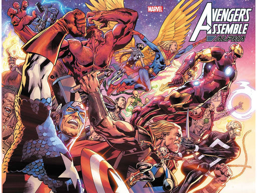Comic Books, Hardcovers & Trade Paperbacks Marvel Comics - Avengers Assemble Alpha 001 (Cond. VF-) - Hitch Wraparound Variant Edition - 15511 - Cardboard Memories Inc.