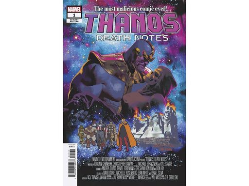 Comic Books Marvel Comics - Thanos Death Notes 001 (Cond. VF-) - Acuna Variant Edition - 15572 - Cardboard Memories Inc.