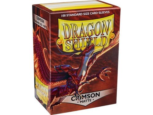 Supplies Arcane Tinmen - Standard Sized - Dragon Shield Sleeves - Matte Crimson - Package of 100 - Cardboard Memories Inc.