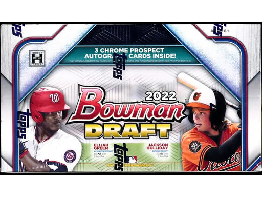 Sports Cards Topps - 2022 - Baseball - Bowman Draft - Trading Card Hobby Jumbo Box - Cardboard Memories Inc.