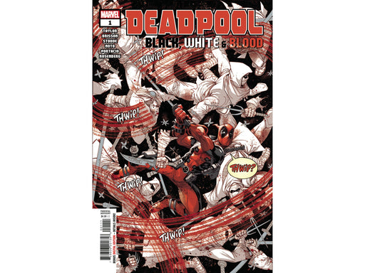 Comic Books Marvel Comics - Deadpool Black White Blood 001 (Cond. VF-) - 11945 - Cardboard Memories Inc.