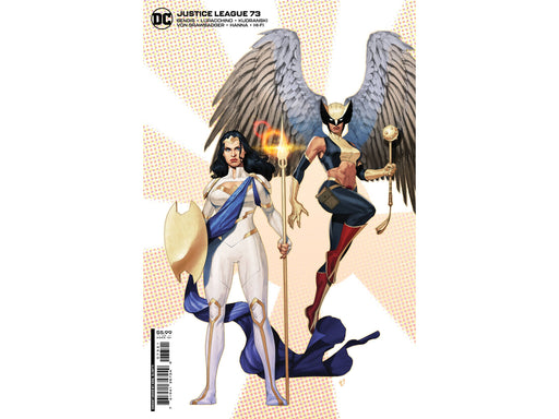 Comic Books DC Comics - Justice League 073 - Hotz Card Stock Variant Edition (Cond. VF-) - 12025 - Cardboard Memories Inc.