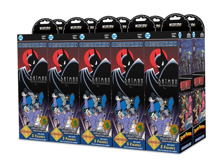 Collectible Miniature Games Wizkids - DC - HeroClix - Batman the Animated Series - Booster Brick - Cardboard Memories Inc.