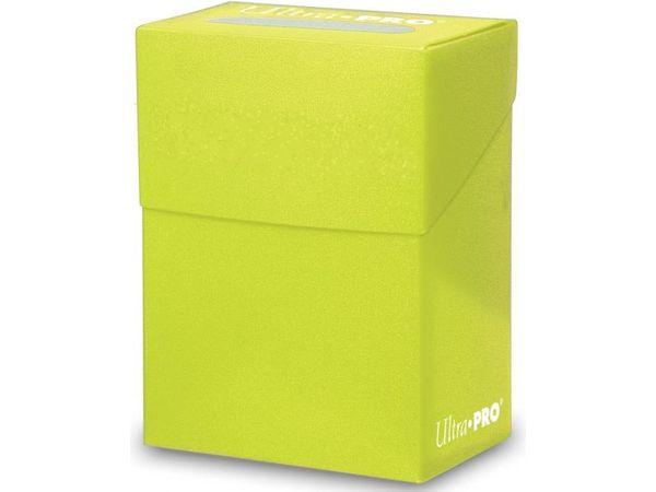 Supplies Ultra Pro - Deck Box - Solid Bright Yellow - Cardboard Memories Inc.