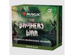 Trading Card Games Magic the Gathering - Brothers War - Prerelease Kit - Mishra's Burnished Banner - Cardboard Memories Inc.