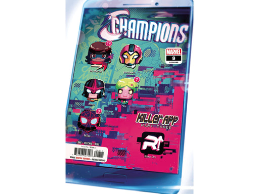 Comic Books Marvel Comics - Champions 008 (Cond. VF-) - 11269 - Cardboard Memories Inc.