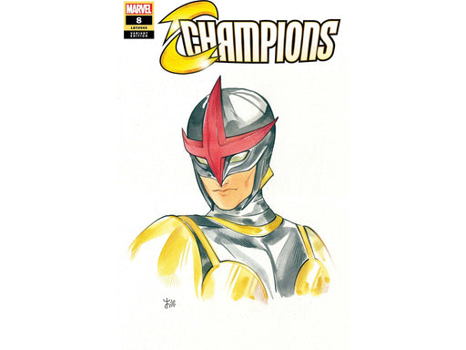 Comic Books Marvel Comics - Champions 008 - Momoko Marvel Anime Variant Edition (Cond. VF-) - 11267 - Cardboard Memories Inc.