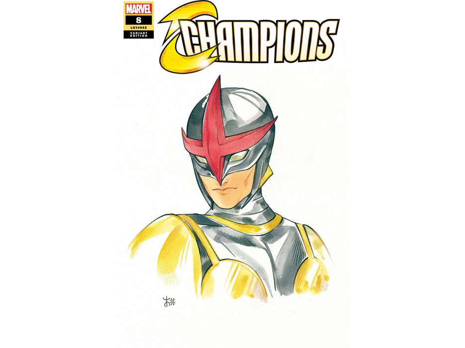 Comic Books Marvel Comics - Champions 008 - Momoko Marvel Anime Variant Edition (Cond. VF-) - 11267 - Cardboard Memories Inc.