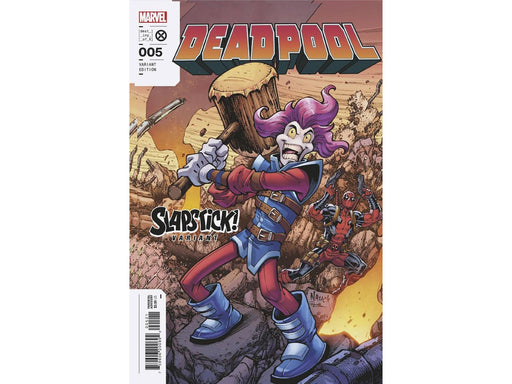Comic Books Marvel Comics - Deadpool 005 (Cond. VF-) - Nauck Slapstick Variant Edition - 16322 - Cardboard Memories Inc.
