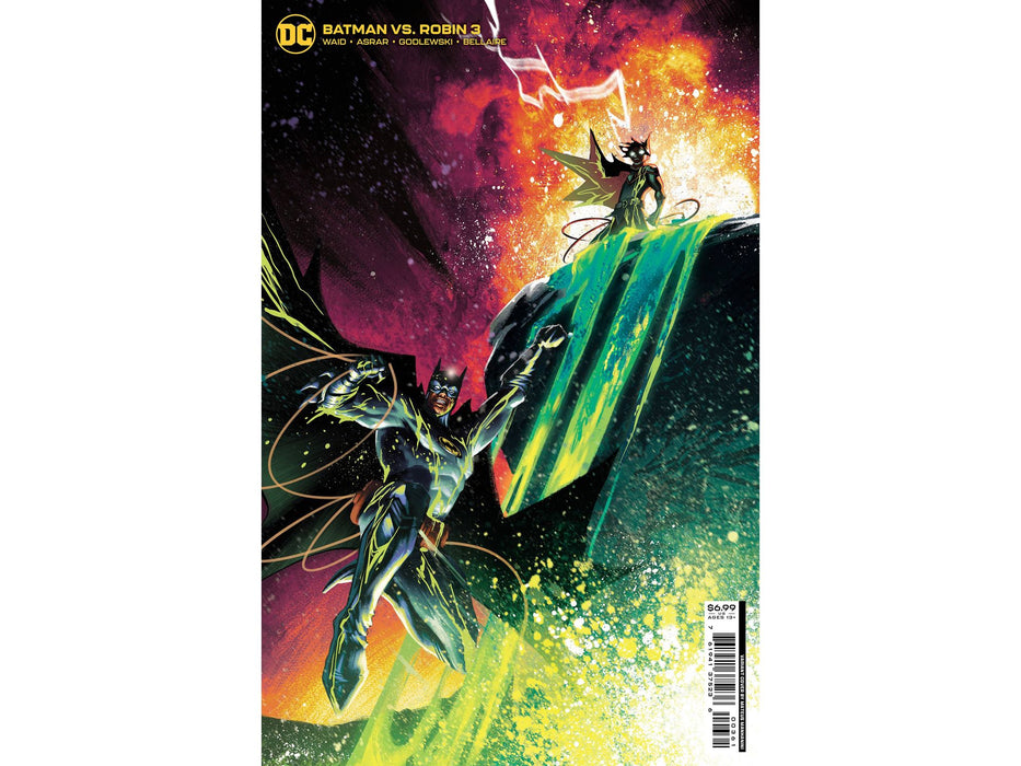 Comic Books DC Comics - Batman vs Robin 003 of 5 (Cond. VF-) - Manhanini Card Stock Variant Edition  - 16243 - Cardboard Memories Inc.