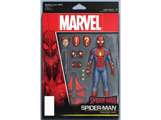 Comic Books Marvel Comics - Spider-Man 001 (Cond. VF-) - Christopher Action Figure Variant Edition - 14797 - Cardboard Memories Inc.