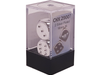 Dice Chessex Dice - Silver Plated - Set of 2 D6 - CHX 29007 - Cardboard Memories Inc.