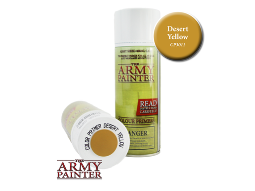 Paints and Paint Accessories Army Painter - Colour Primer - Desert Yellow - Paint Spray - Cardboard Memories Inc.