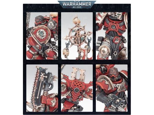 Collectible Miniature Games Games Workshop - Warhammer 40K - World Eaters - Khorne Berzerkers - 43-10 - Cardboard Memories Inc.