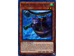 Trading Card Games Konami - Yu-Gi-Oh! - Recon, Scout Fur Hire - 1st Edition Super Rare - DASA-EN015 - Cardboard Memories Inc.